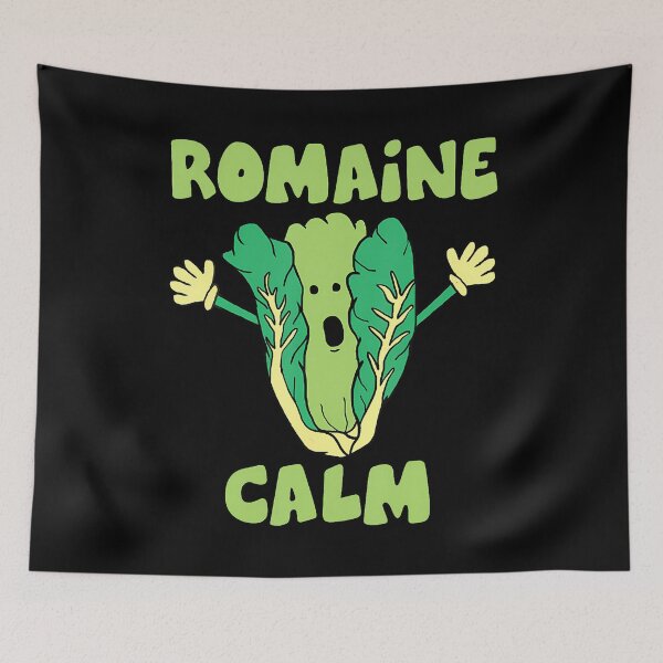 Item preview, Romaine Calm Funny Pun Gardening Lettuce Vegetable Lovers designed and sold by KristinCleo.