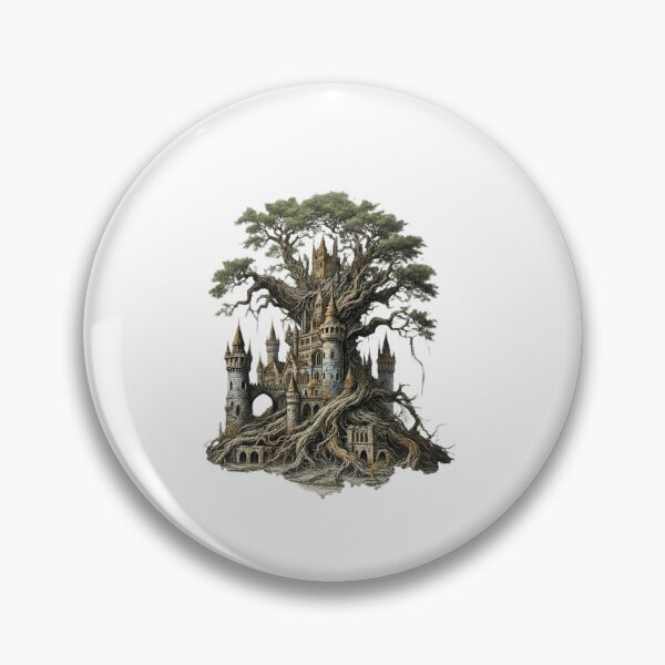 Item preview, Ancient Tree Castle – Nature-Fused Fantasy Fortress designed and sold by CelticSoulShop.