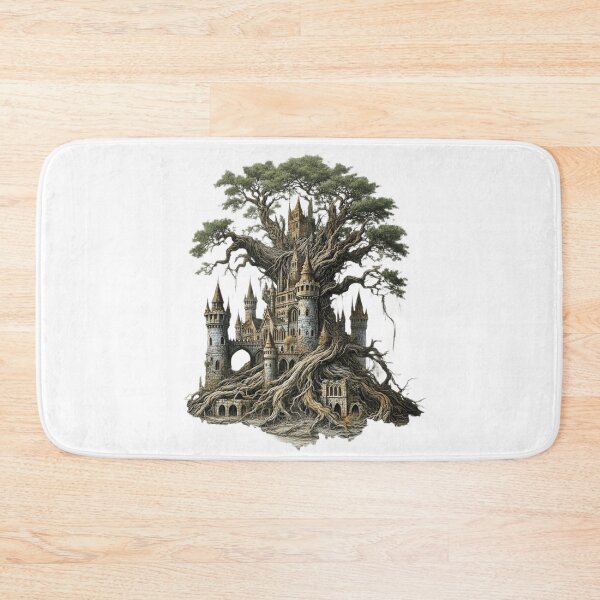 Item preview, Ancient Tree Castle – Nature-Fused Fantasy Fortress designed and sold by CelticSoulShop.