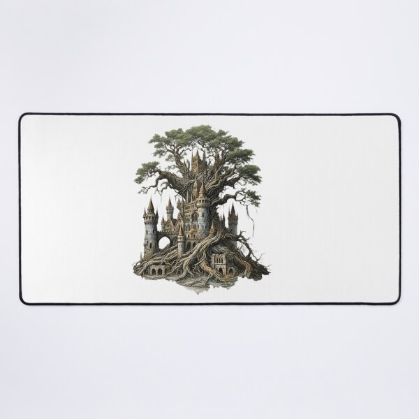 Item preview, Ancient Tree Castle – Nature-Fused Fantasy Fortress designed and sold by CelticSoulShop.