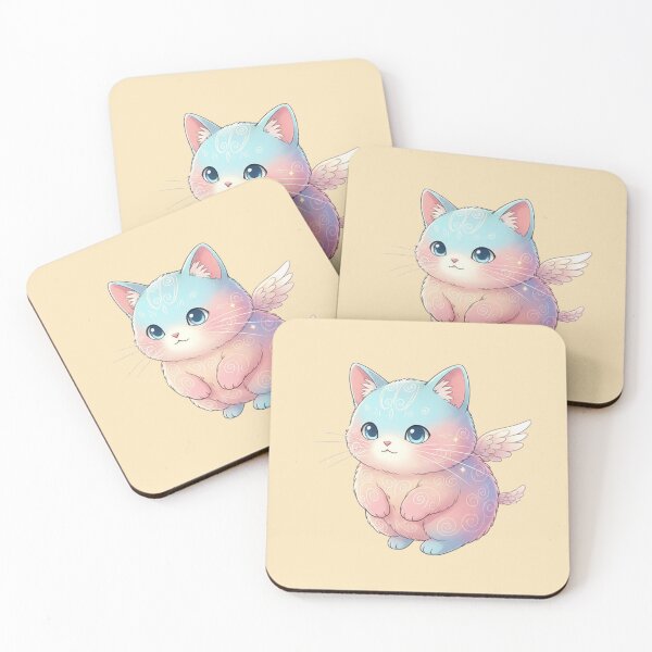 Item preview, Star-Whisker Kitten Sprite: Adorable Whimsical Spirit Cat designed and sold by SebastianSpace.