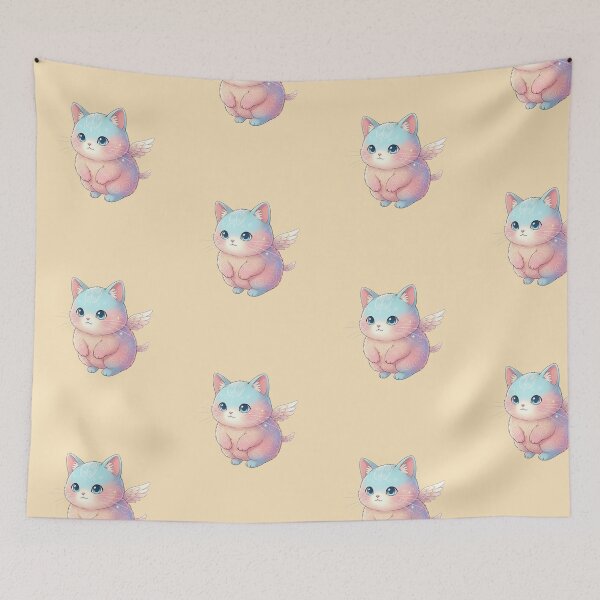Item preview, Star-Whisker Kitten Sprite: Adorable Whimsical Spirit Cat designed and sold by SebastianSpace.