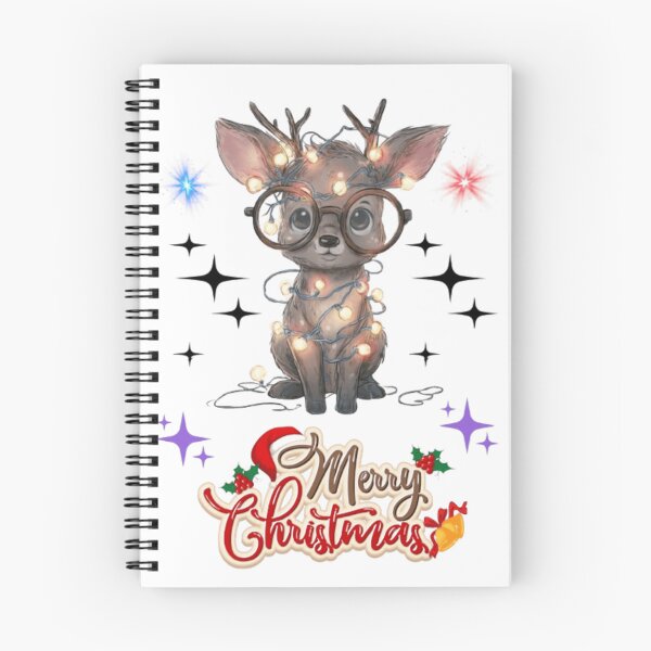 Item preview, Cute Baby Reindeer Wishing You a Merry Christmas! designed and sold by artistmagicshop.