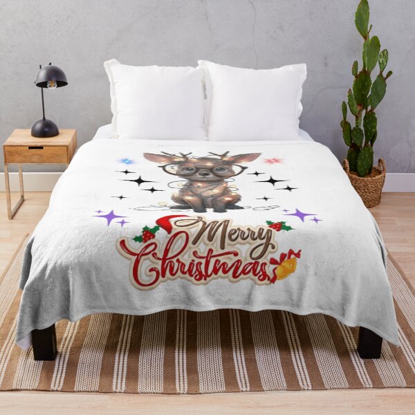 Item preview, Cute Baby Reindeer Wishing You a Merry Christmas! designed and sold by artistmagicshop.