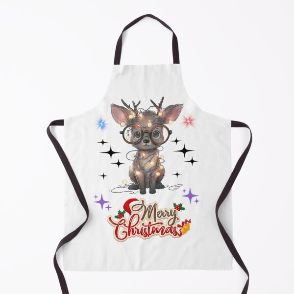 Item preview, Cute Baby Reindeer Wishing You a Merry Christmas! designed and sold by artistmagicshop.