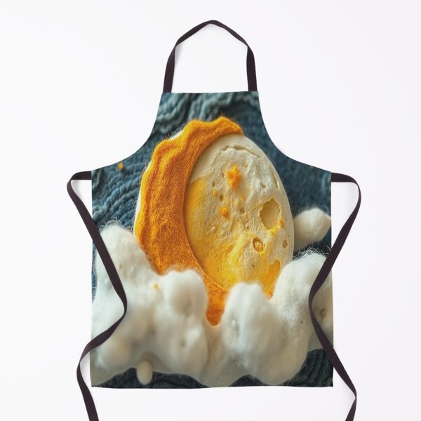Item preview, Felted Moon and Clouds | Soft Celestial Art | Dreamy Night Aesthetic designed and sold by MusicSoulMystics.