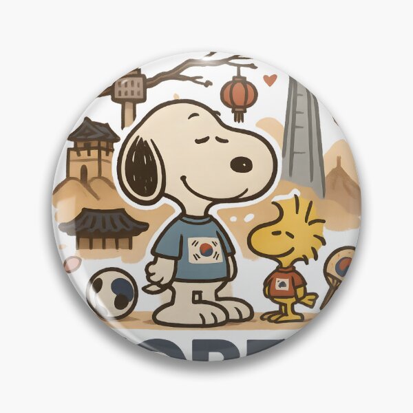 Item preview, Snoopy in Korea – Seoul Tower, Hanok & Taegeukgi Shirts designed and sold by Tidal Arts.