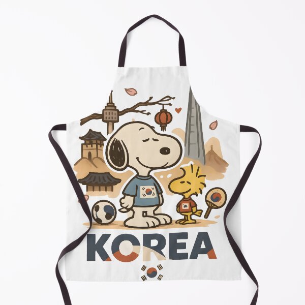 Item preview, Snoopy in Korea – Seoul Tower, Hanok & Taegeukgi Shirts designed and sold by Tidal Arts.