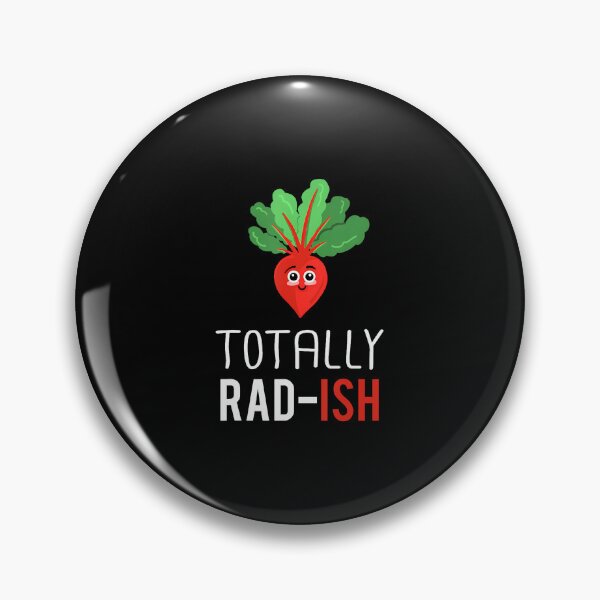 Item preview, Totally Radish Funny Vegetarian Radish Vegetable Gardener designed and sold by ClaraTeresa1.