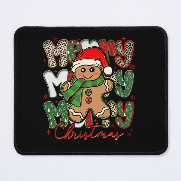 Item preview, Merry Christmas Gingerbread, Merry Bright, Holly Jolly, Winter Season designed and sold by vintagearttee.