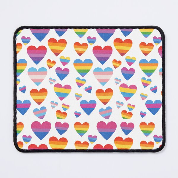 Item preview, Mix of Pride Flag Hearts designed and sold by RainbowRebelsCo.