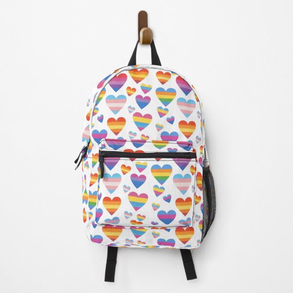 Item preview, Mix of Pride Flag Hearts designed and sold by RainbowRebelsCo.