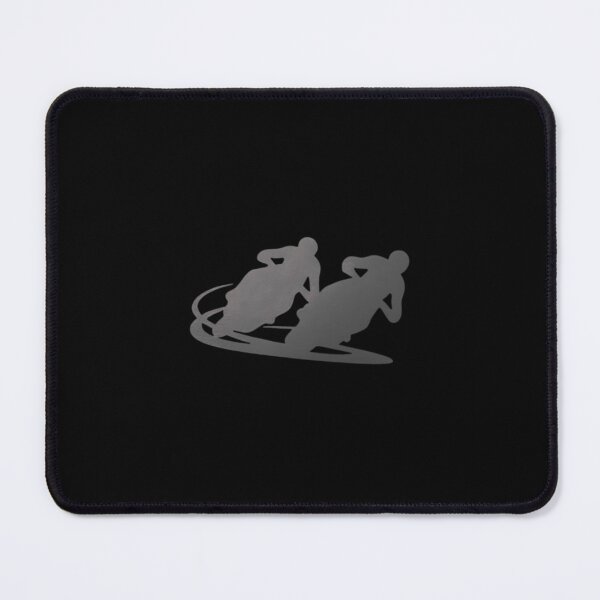 Item preview, Two motorbike riders turning in a race curve_24_Black Paint designed and sold by Aariq.