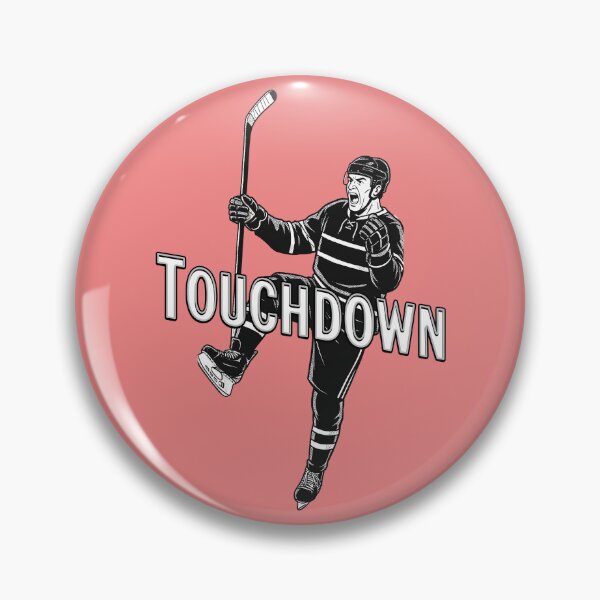 Item preview, Hockey player scoring touchdown designed and sold by SmallTater.