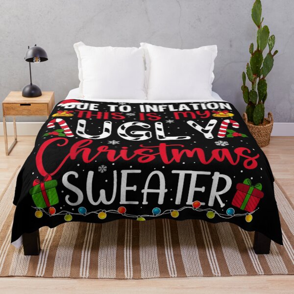 Item preview, Inflation Ugly Christmas Sweater This is My Ugly Christmas Sweater Funny Text designed and sold by Aladino Tamayo.