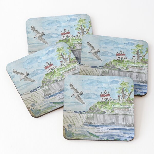 Item preview, Battery point light at king tide designed and sold by Dixie Goode.