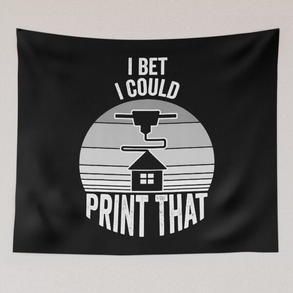 Item preview, I Bet I Could Print That Enthusiast designed and sold by CarmelaConstan.