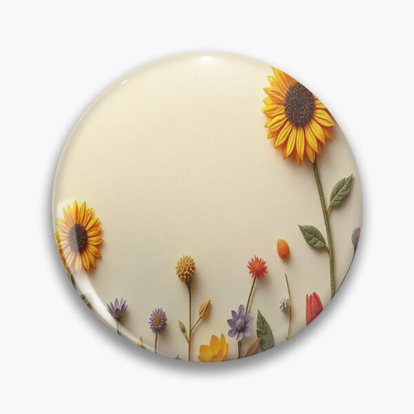 Item preview, Felted Sunflower Garden | Warm Floral Felt Art | Cozy Nature Aesthetic designed and sold by MusicSoulMystics.