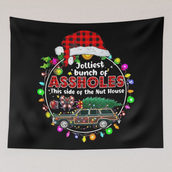 Item preview, Jolliest Bunch Of Assholes Funny Christmas Vacation Quote designed and sold by SuziLope.