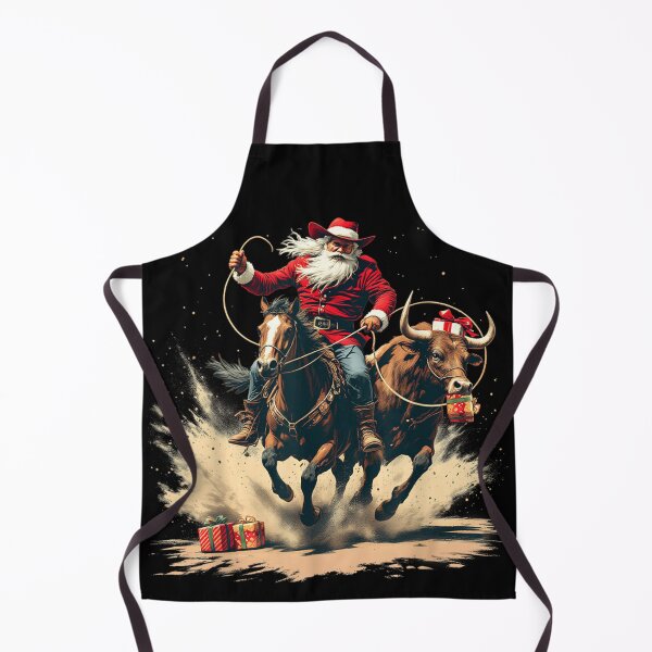 Item preview, Cowboy Santa Bull Riding Christmas Rodeo Western Holiday designed and sold by SuziLope.