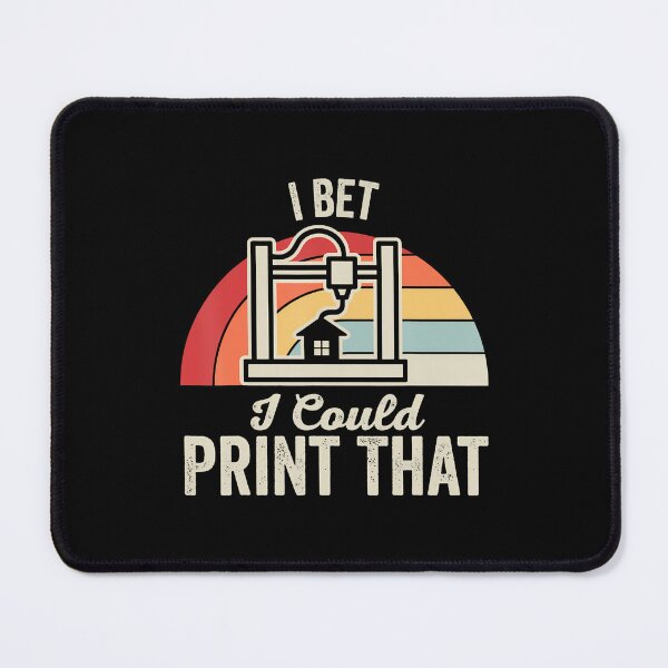Item preview, I Bet I Could Print That Retro designed and sold by KristinCleo.