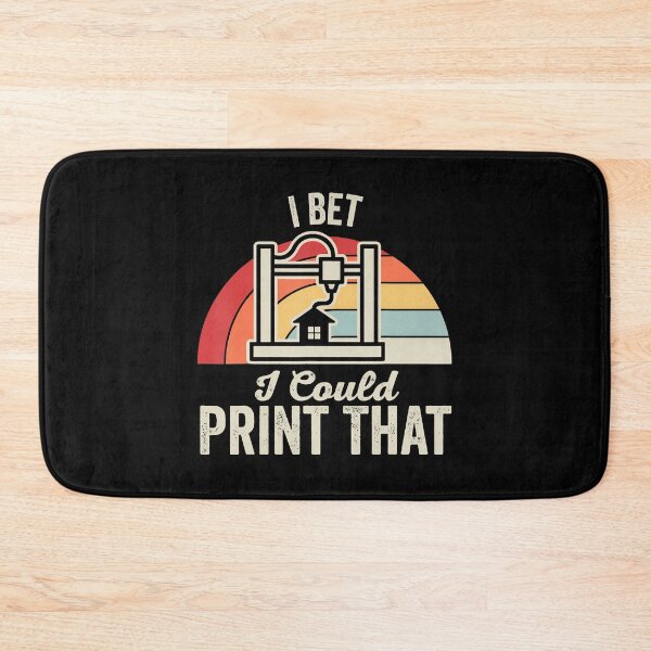 Item preview, I Bet I Could Print That Retro designed and sold by KristinCleo.