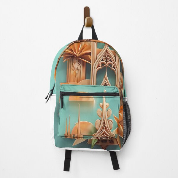 Item preview, This Is Where It Begins Again - Modern Minimalist Floral Arch Art | Terracotta & Teal Spiritual Architectural Decor designed and sold by ShopAyejaeys.