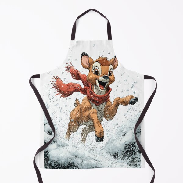 Item preview, Cool Reindeer's Snowdrift Jump Cartoon Art designed and sold by DanielY01.