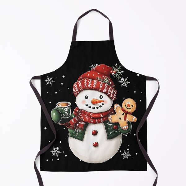Item preview, Cozy Snowman Coffee Gingerbread Man Winter Holiday Watercolor designed and sold by SuziLope.