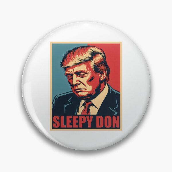 Item preview, Sleepy Donald Trump Funny Poster Design designed and sold by EthosWear.