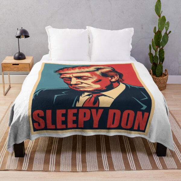 Item preview, Sleepy Donald Trump Funny Poster Design designed and sold by EthosWear.