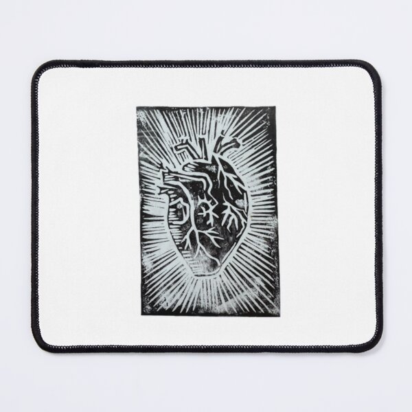 Item preview, Bleeding Heart Lino Block Print  designed and sold by Shayla-Michelle.