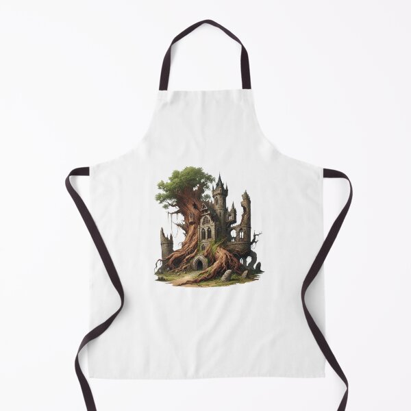 Item preview, Ruined Tree Castle – Forgotten Fortress Entwined with Nature designed and sold by CelticSoulShop.