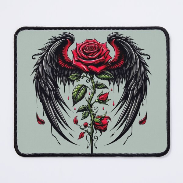 Item preview, Crimson Wings of the Fallen Rose designed and sold by Jadhav Styles and Art.