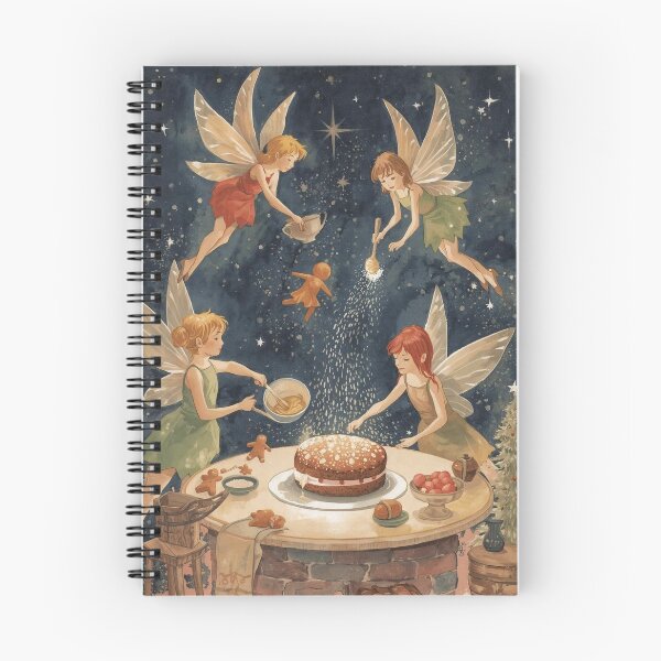 Item preview, The Fairy Christmas Bakery – Vintage Christmas Magic designed and sold by Deezyned.