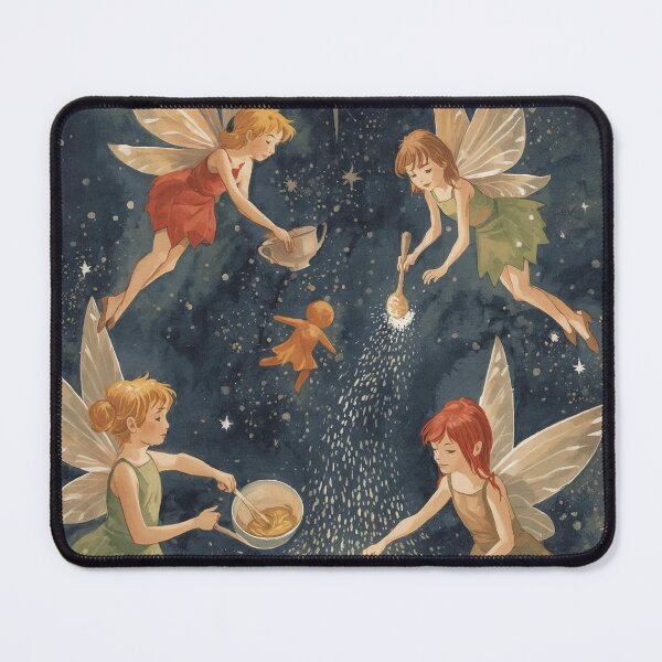 Item preview, The Fairy Christmas Bakery – Vintage Christmas Magic designed and sold by Deezyned.