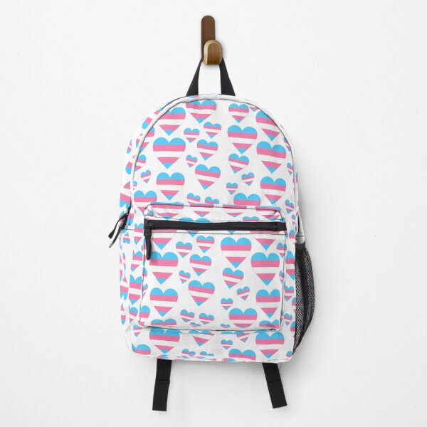 Item preview, Trans Flag Hearts designed and sold by RainbowRebelsCo.
