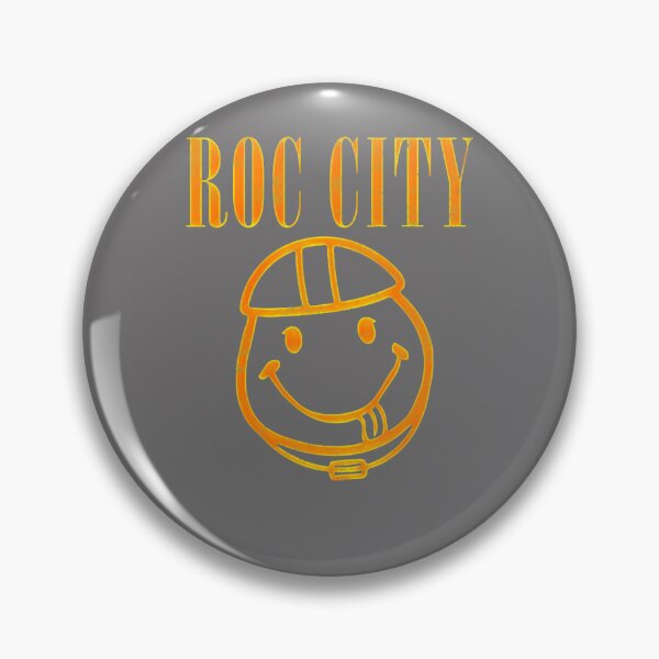 Item preview, ROC-CITY-SMILEY-PIVOT-T-SHIRT designed and sold by KaniyrLarosa.