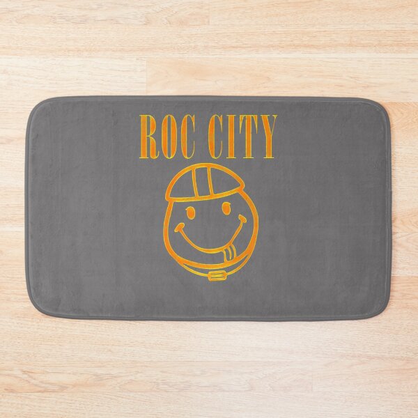 Item preview, ROC-CITY-SMILEY-PIVOT-T-SHIRT designed and sold by KaniyrLarosa.