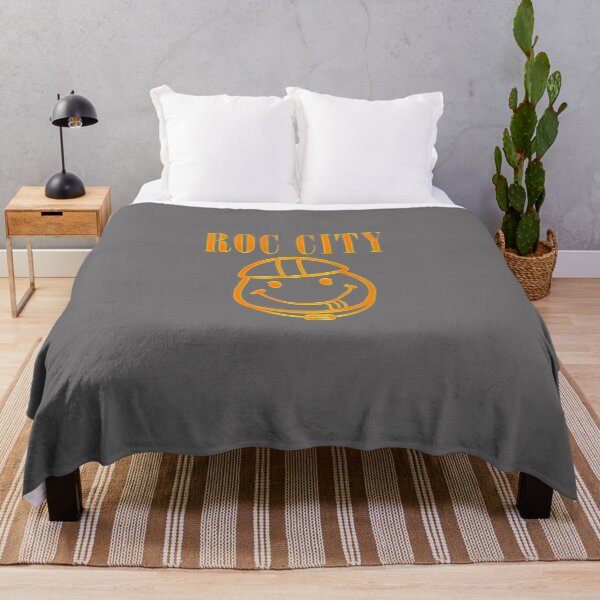 Item preview, ROC-CITY-SMILEY-PIVOT-T-SHIRT designed and sold by KaniyrLarosa.