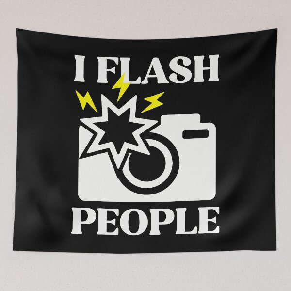 Item preview, Funny I Flash People Photography Photographer Camera designed and sold by ChantelNicole.