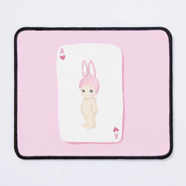 Item preview, Ace Card Stickers Prints Post Card Sonny Angel Art Pink Kitsch – Cherub Bunny Earloop – Aesthetic Cute Personal Girlie Girl Strawberry Cake Cocktail designed and sold by Makeartwhynot.