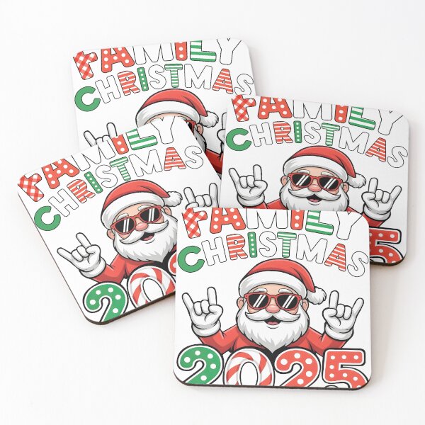 Item preview, Family Christmas 2025 Rocker Santa Sunglasses Matching Gifts designed and sold by Colorful Designs.