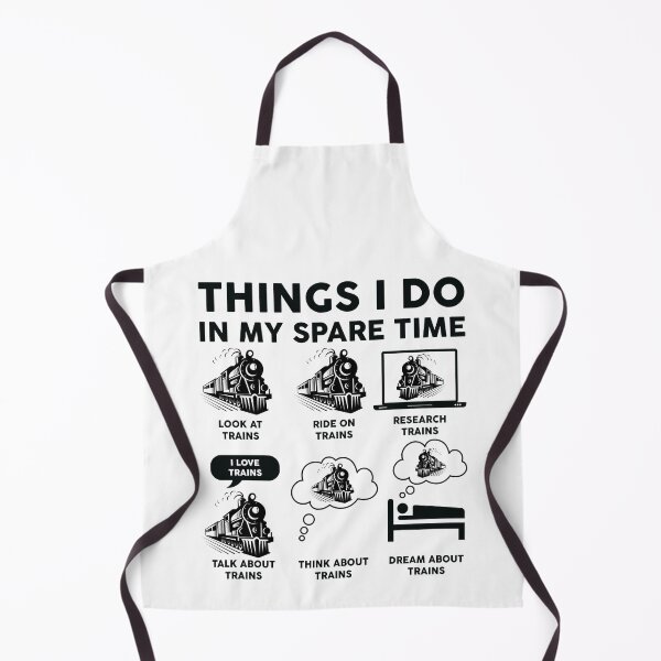 Item preview, Things I Do In My Spare Time Train designed and sold by LounisArt.