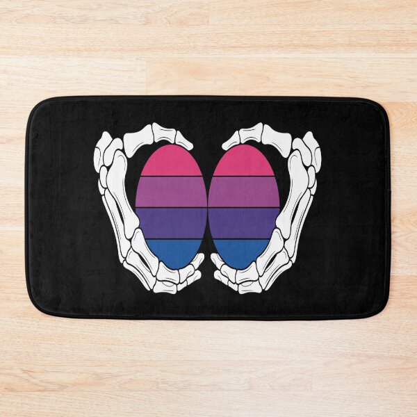 Item preview, Bisexual Skeleton Hands Chest Bi Pride Flag LGBTQ Women Men designed and sold by catsdothingz.