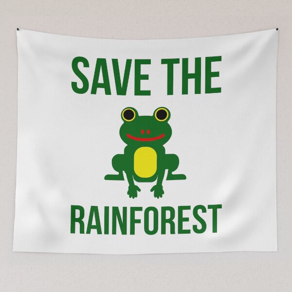 Item preview, Save the rainforest  designed and sold by Rachel the Artist .