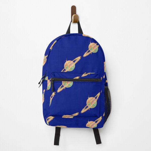 Item preview, Royal Blue Cosmic Saturn | Glitter Galaxy Planet Art | Celestial Space Illustration | Vibrant Astral Design designed and sold by ClaraToneStudio.