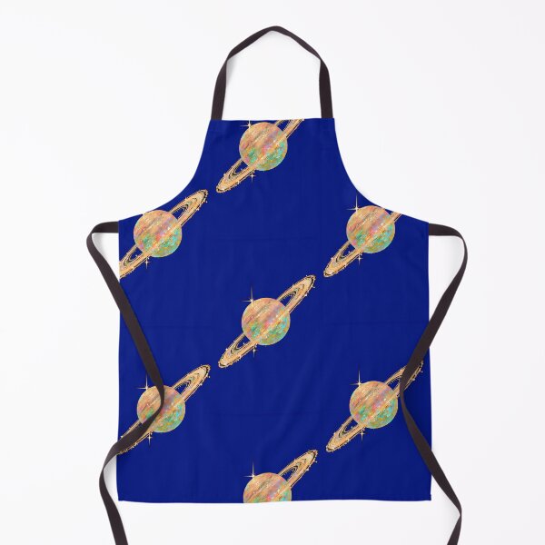 Item preview, Royal Blue Cosmic Saturn | Glitter Galaxy Planet Art | Celestial Space Illustration | Vibrant Astral Design designed and sold by ClaraToneStudio.