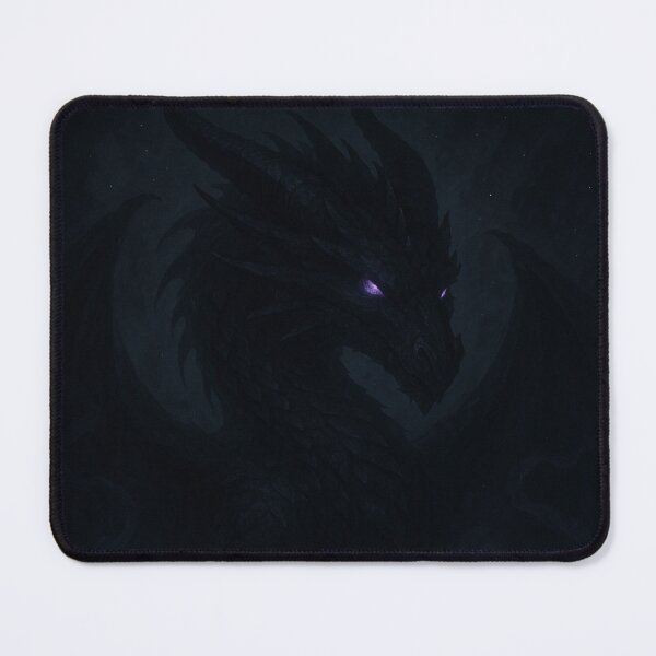 Item preview, Mysterious Shadow Dragon Emerging from Darkness – Dark Fantasy Art designed and sold by leen12 Art Designs Prints.