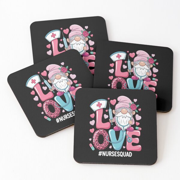 Item preview, LOVE Nurse Squad Cute Happy Valentine's Day Gnome Lover designed and sold by catsdothingz.